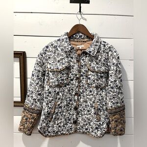 📍Maurices Floral Quilted Jacket – Size M